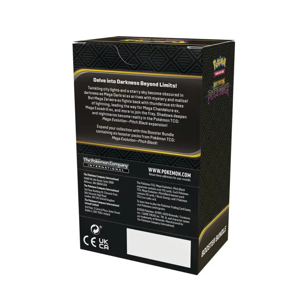 Pokémon Mega Evolutions Pitch Black Booster Bundle