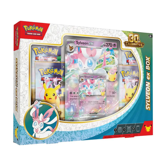 30th Celebration - ex Box: Sylveon ex Collection (4 Boosters)