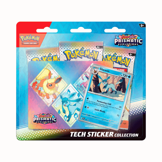 Prismatic Evolutions Tech Sticker Collection – Glaceon