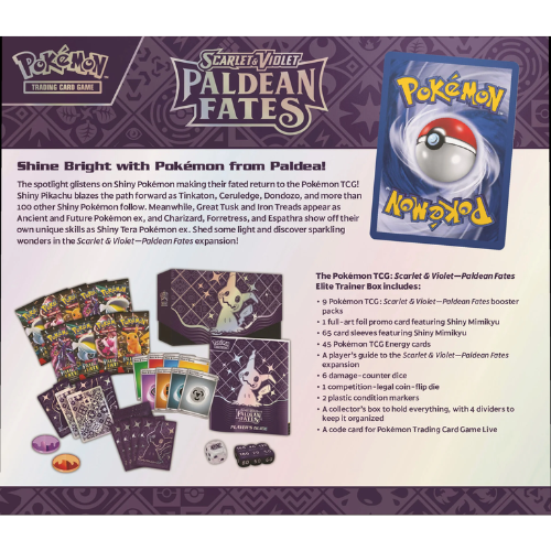 Paldean Fates Elite Trainer Box