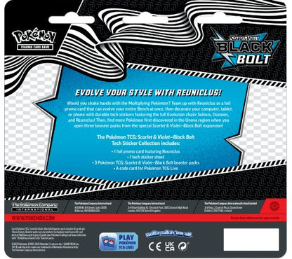 Black Bolt Tech Sticker Coll Reuniclus