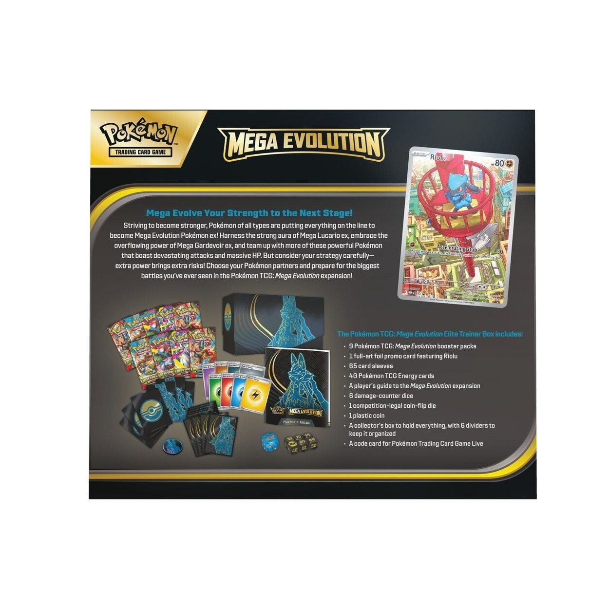 Mega Evolution Elite Trainer Box Lucario