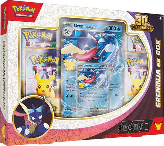 30th Celebration - ex Box: Greninja ex Collection (4 Boosters)