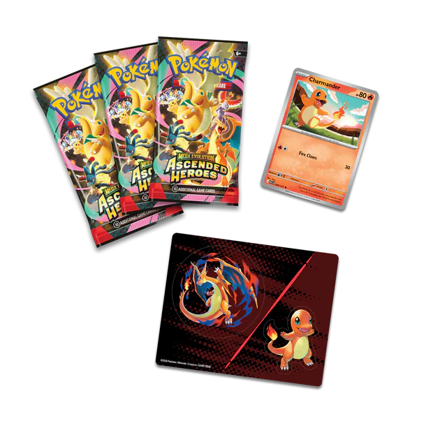 Pokémon Ascended Heroes Tech Sticker Blister Charmander